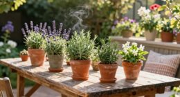 enhance outdoor space aromas