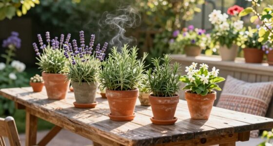 enhance outdoor space aromas
