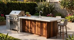 evaluating backyard kitchen utility