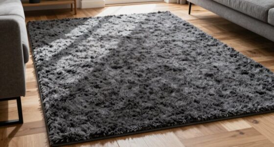 large rugs absorb sound