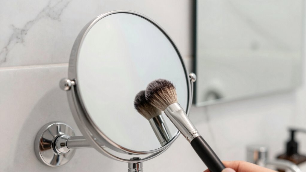 magnifying mirrors aid precision