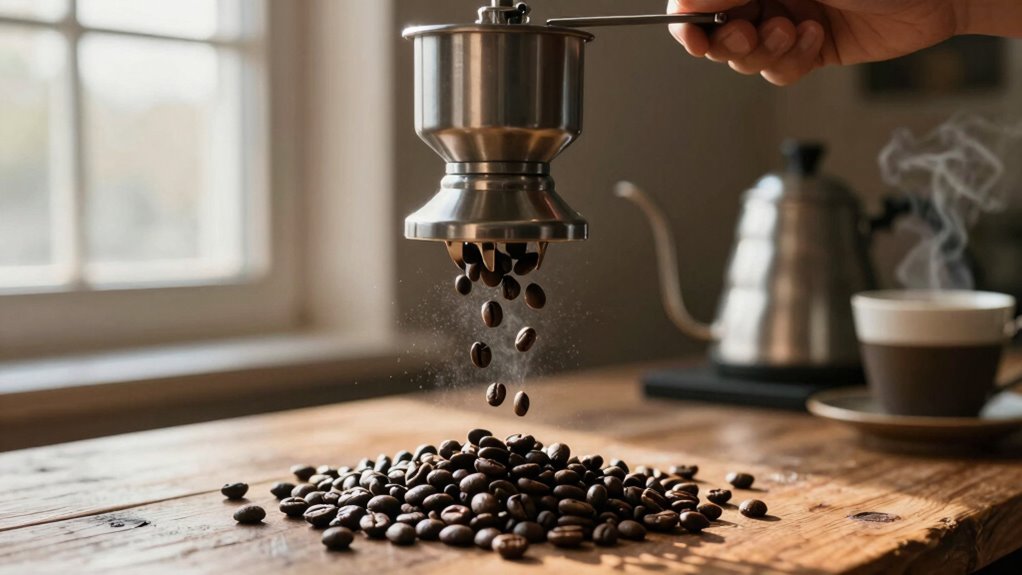 mindful coffee preparation routine