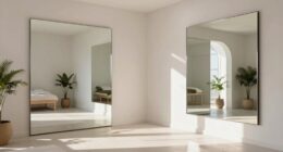 mirror placement enhances natural brightness