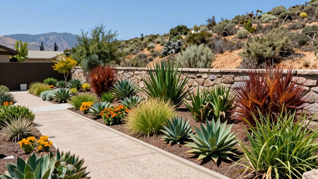native fire resistant water saving landscaping
