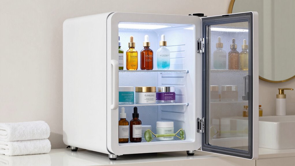 optimal skincare fridge temperature