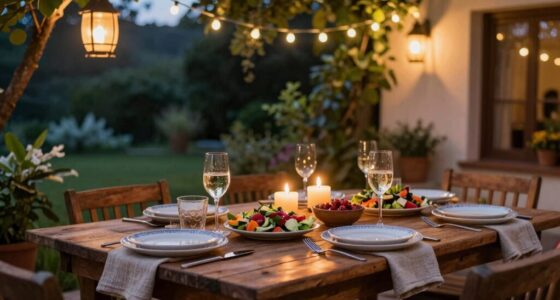 outdoor dinner traditions