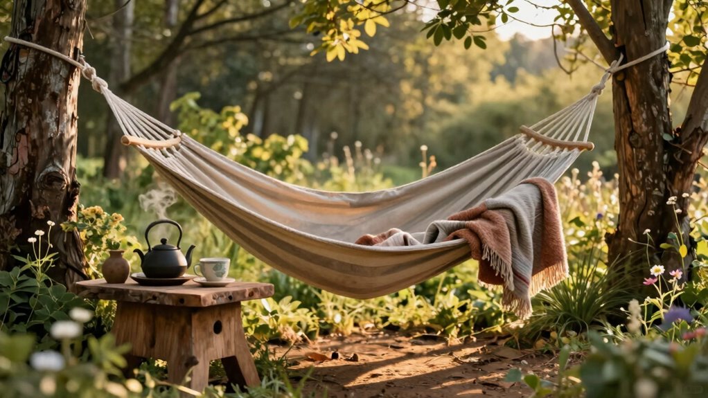 outdoor lighting and spa amenities