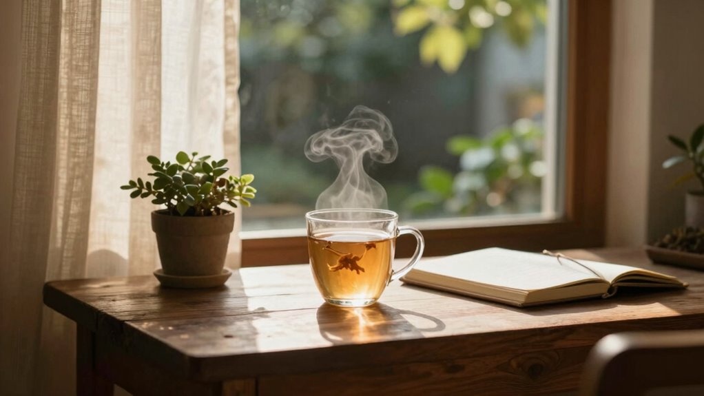 peaceful mornings promote self care