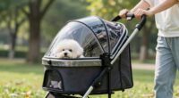 pet strollers aid many