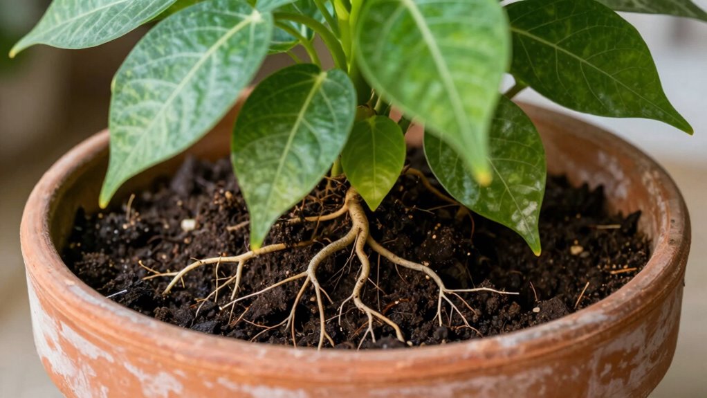proper pot size promotes health