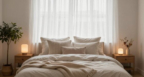 serene boutique bedroom design