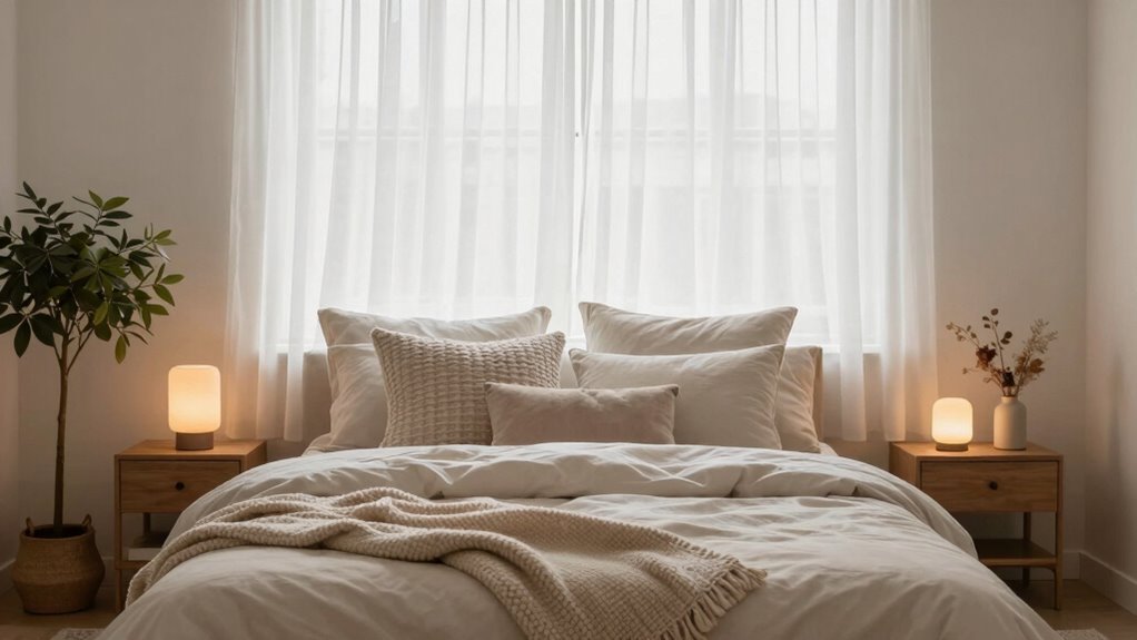 serene boutique bedroom design