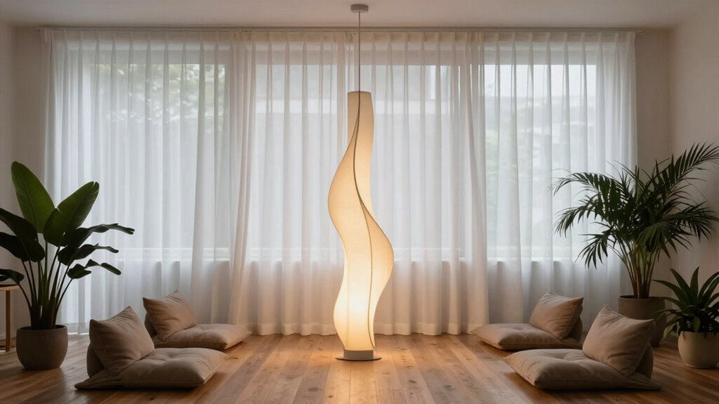 serene focal point lighting