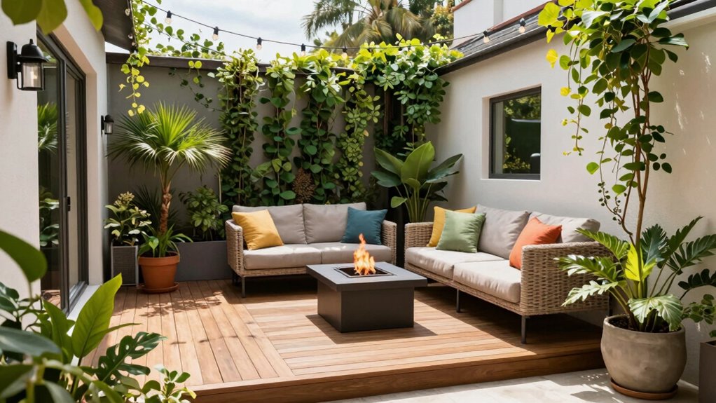 small patio space optimization