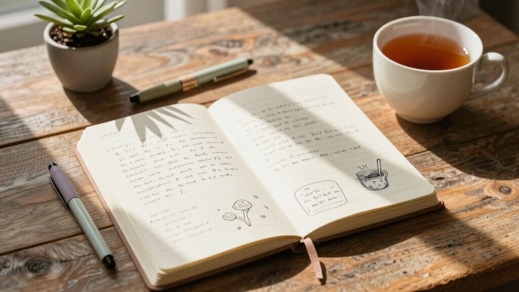 stress free journaling routine