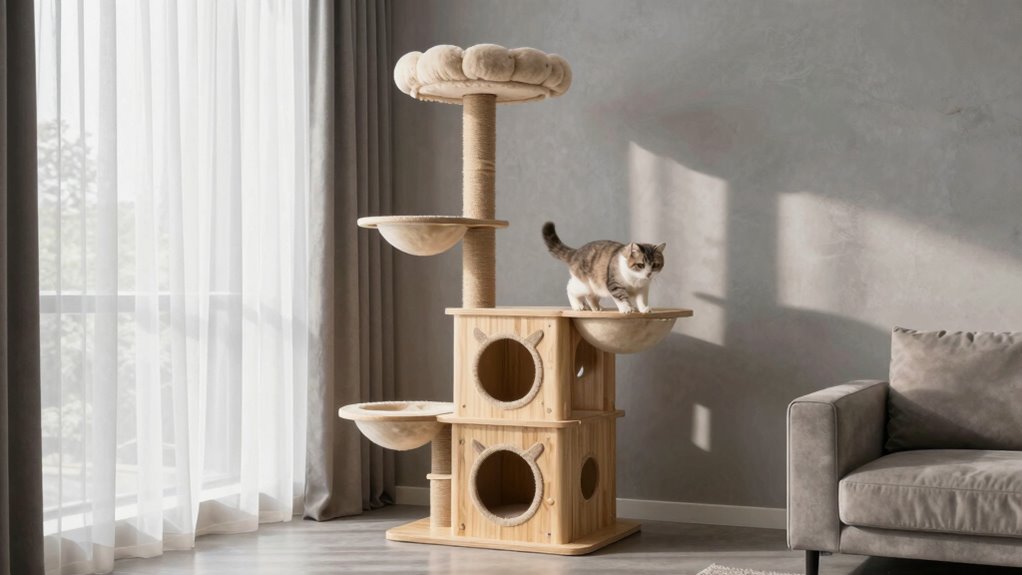 stylish functional feline furniture