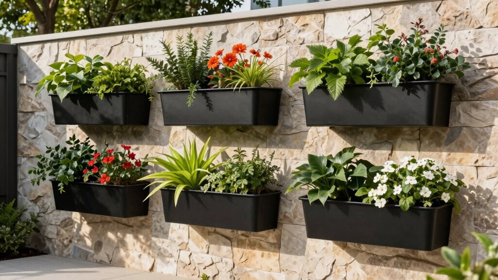 stylish patio garden planters
