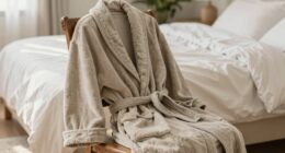 sustainable comfortable organic robes