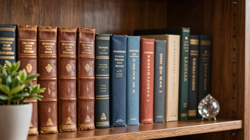 thoughtful bookshelf organization