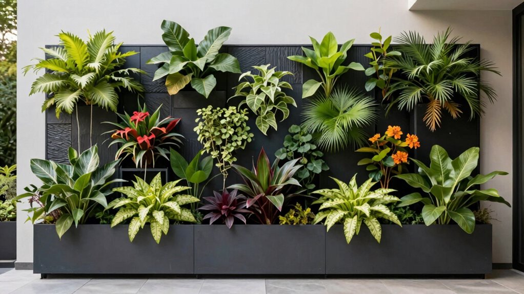 vertical modular eco friendly planters