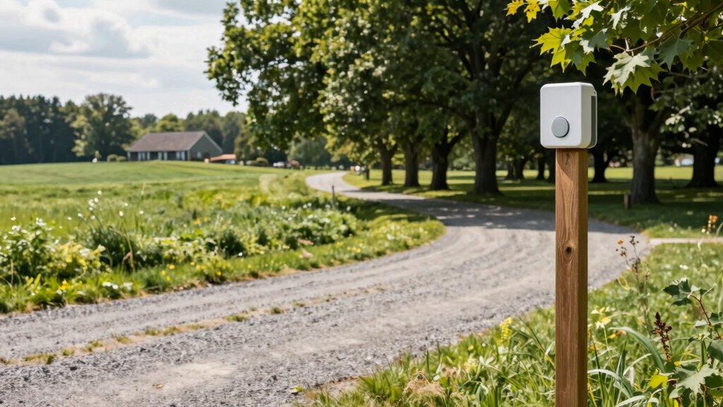 wireless long lasting driveway security